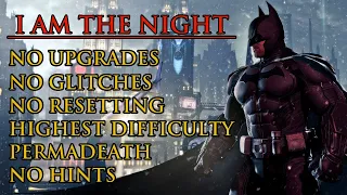 I Tried Beating Arkham Origins I Am the Night Without ANY Upgrades