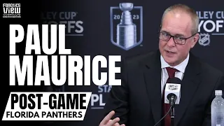 Paul Maurice Reaction to Florida Panthers Upsetting Boston Bruins & When He Knew Florida Would Win