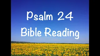 Psalm 24 - NIV Version (Bible Reading with Scripture/Words)