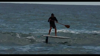 First Test on my signature foil from Starboard - Wave 1700 - 6'3" Custom