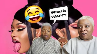 GRANDMA REACTS TO WAP! | CARDI B & MEGAN THEE STALLION GRAMMY PERFORMANCE