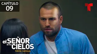 Aurelio se enfrenta a los militares sublevados | Capítulo 9 | Temporada 3 | El Señor de los Cielos