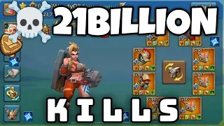 Lords Mobile - WOODYQ8 IS 21BILLION KILLS! - A NEW JOURNEY TO 30BILLION KILLS!