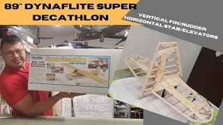 Great Planes Dynaflite Super Decathlon Build Tail sections