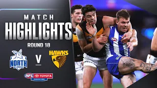North Melbourne v Hawthorn Highlights | Round 18, 2023 | AFL
