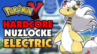 Can I Beat a Pokemon Y Hardcore Nuzlocke Using ELECTRIC TYPES ONLY!?
