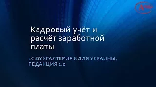 Кадровый учёт и расчёт заработной платы в 1С:Бухгалтерия 8, редакция 2.0