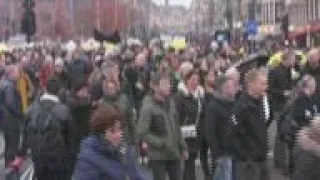 Thousands protest in Amsterdam over COVID measures