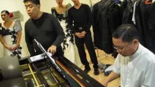 Huwag Kang Mangamba rehearsal