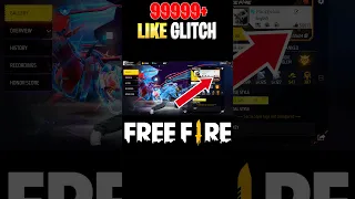 99999+ Like Glitch😱#shorts #freefire #garena