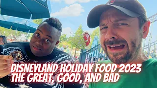 Disneyland Holiday Foods with Rjay! Some Great Things, and One Lump of Coal