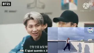 BTS reagindo a heyoon dançando