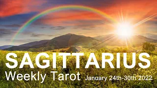 SAGITTARIUS WEEKLY TAROT "END OF DELAYS: IT’S THE ANSWER YOU WANT SAGITTARIUS" Jan 24th-30th 2022