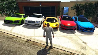 GTA 5 ✪ Stealing Luxury Cars with Franklin ✪(Real Life Cars)#37