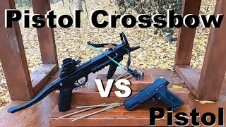 Pistol Crossbow VS. Pistol?