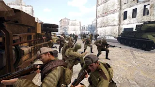 Arma 3 WW2 Battle of Berlin Red Army attacking an AA emplacement 1945 gameplay
