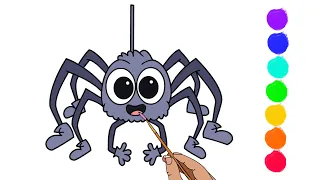 How to Draw and Paint a Spider - Fun and Easy Drawing Tutorial