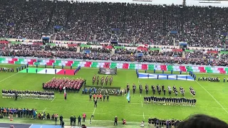 Inno nazionale Italiano Italia - Scozia - Sei Nazioni 2024- Roma