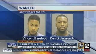 2 suspects in Eutaw Street shooting identified