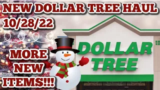 NEW DOLLAR TREE HAUL 🤑 10/28/22. MORE NEW ITEMS