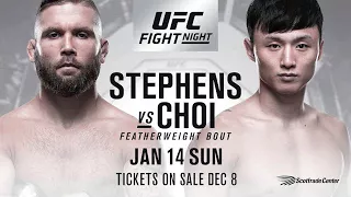 UFC Fight Night- Stephens vs Choi Analysis/Predictions