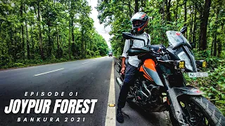 ROADTRIP TO JOYPUR FOREST BISHNUPUR BANKURA 2021 | BENGALI MOTOVLOG | BANALATA RESORT | Ep 01