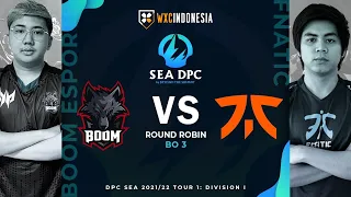 DPC SEA 2021/22 Tour 1: Division I | BOOM Esports vs Fnatic | BO3 | Cast by Veenomon