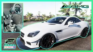 SLK 55 AMG - Thrustmaster TX -  Forza Horizon 5 Gameplay in 4K