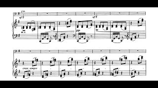 Zoltán Kodály - Sonata for 'Cello and Piano, Op. 4 (1909-10) [Score-Video]