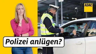 Polizeikontrolle: Darf ich die Polizisten anlügen? | ADAC | Recht? Logisch!