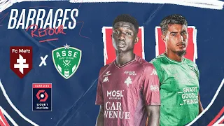 FC METZ - AS SAINT-ETIENNE - Highlights - Barrage 2 - 2023/2024