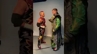 Behind The Scenes (Amazing Red, Will Ospreay) Face Off