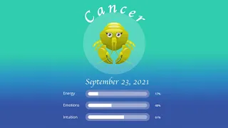 Cancer horoscope for September 23, 2021