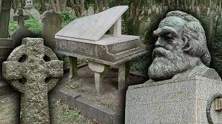 Могила Карла Маркса и легендарное Хайгейтское кладбище в Лондоне