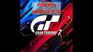 Gran Turismo 7 - HDD vs SSD Comparison (PS4 Pro)