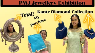 PMJ Jewels Jewellery Exhibition Visit and My Purchase from the Store🤨|| Exclusive Diamond Jewellery