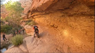 Dirt Bikes on Kane Creek Canyon trail Moab Utah Part 1