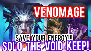 👑 Venomage 👑 Save your ENERGY ⚡️ ➡️ Level Food 🐓❗️Solo the Void Keep easily❗️RAID Shadow Legends