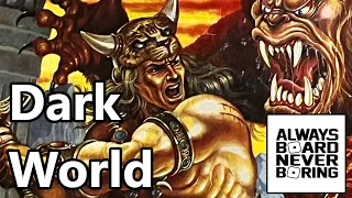 Dark World - A 3D Fantasy Adventure HeroQuest Competitor from Waddingtons | Retro Board Game Review