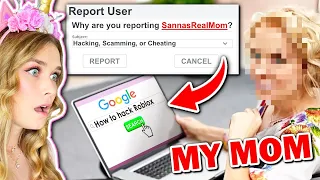 I *REPORTED* My MOM On Roblox Because Of This...