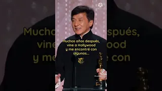 DISCURSO DE JACKIE CHAN AL RECIBIR SU PREMIO OSCAR