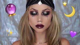 fortune teller makeup tutorial | Halloween costume | beeisforbeeauty