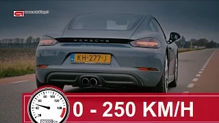 0 - 250 KM/H: Porsche 718 Cayman