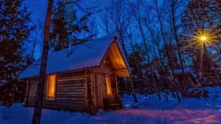 Off Grid Log Cabin - Leatherbound Door and The Hole in the Floor?!