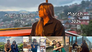 Manila-Baguio Trip with mylove 🫶🏻 | DIY Travel, Coffee Shops☕️, quality time | March 2024 | Vlog