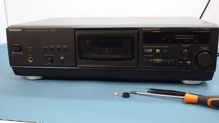 HOW TO - fix playback issues on a Technics RS-AZ6 3 Head Cassette Tape Deck