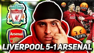 LIVERPOOL vs ARSENAL 5-1 | Emery EMBARRASSED At Anfield?! *ANGRY RANT*