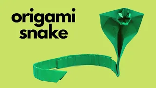 Easy Origami Snake | Great Crafts For Kids