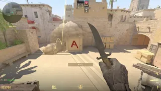 How to Smoke Jungle & Stairs From Back Alley(CS2 Mirage)
