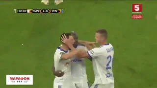 Uros Nilolic GOAL. Dinamo Minsk 4-0 Zenit St Petersburg | 09/08/2018. Europa League, 3rd QR, 1st Leg